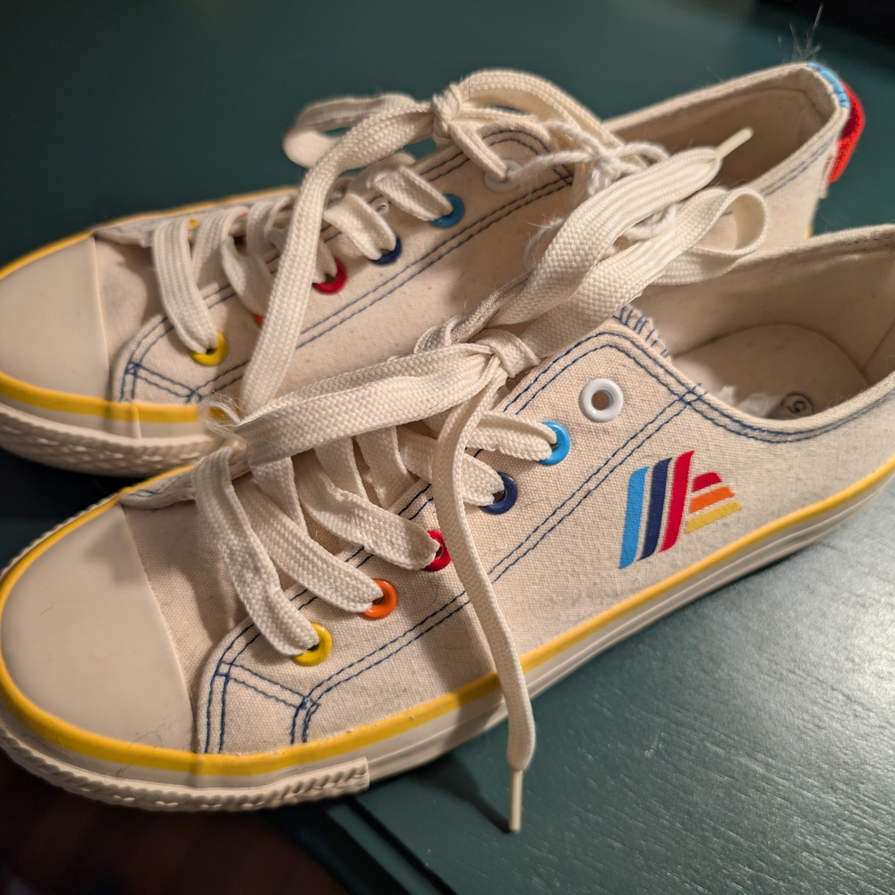 Colorful Canvas Converse Style ALDI Sneakers
